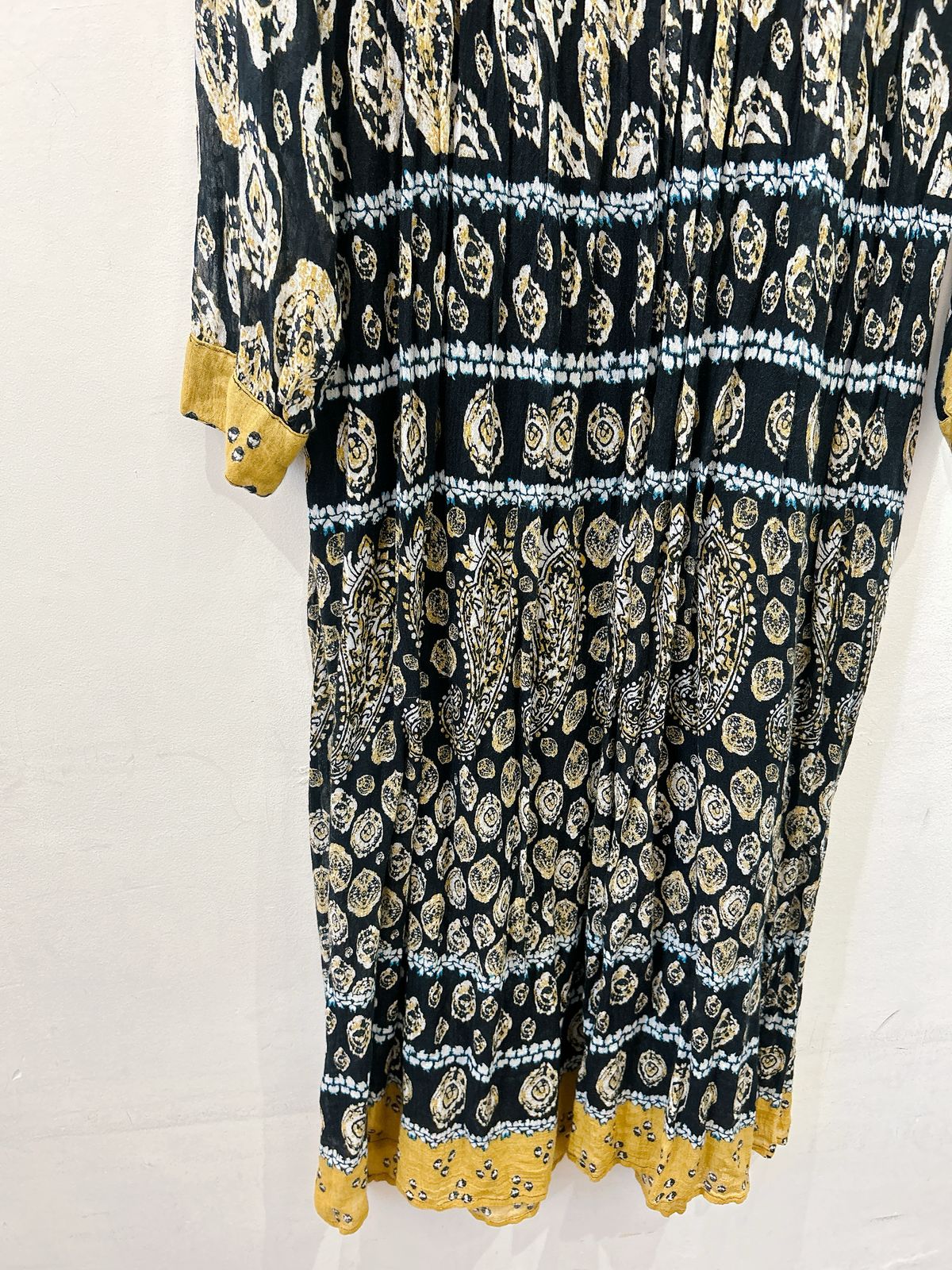 Vestido midi estampado Zara M