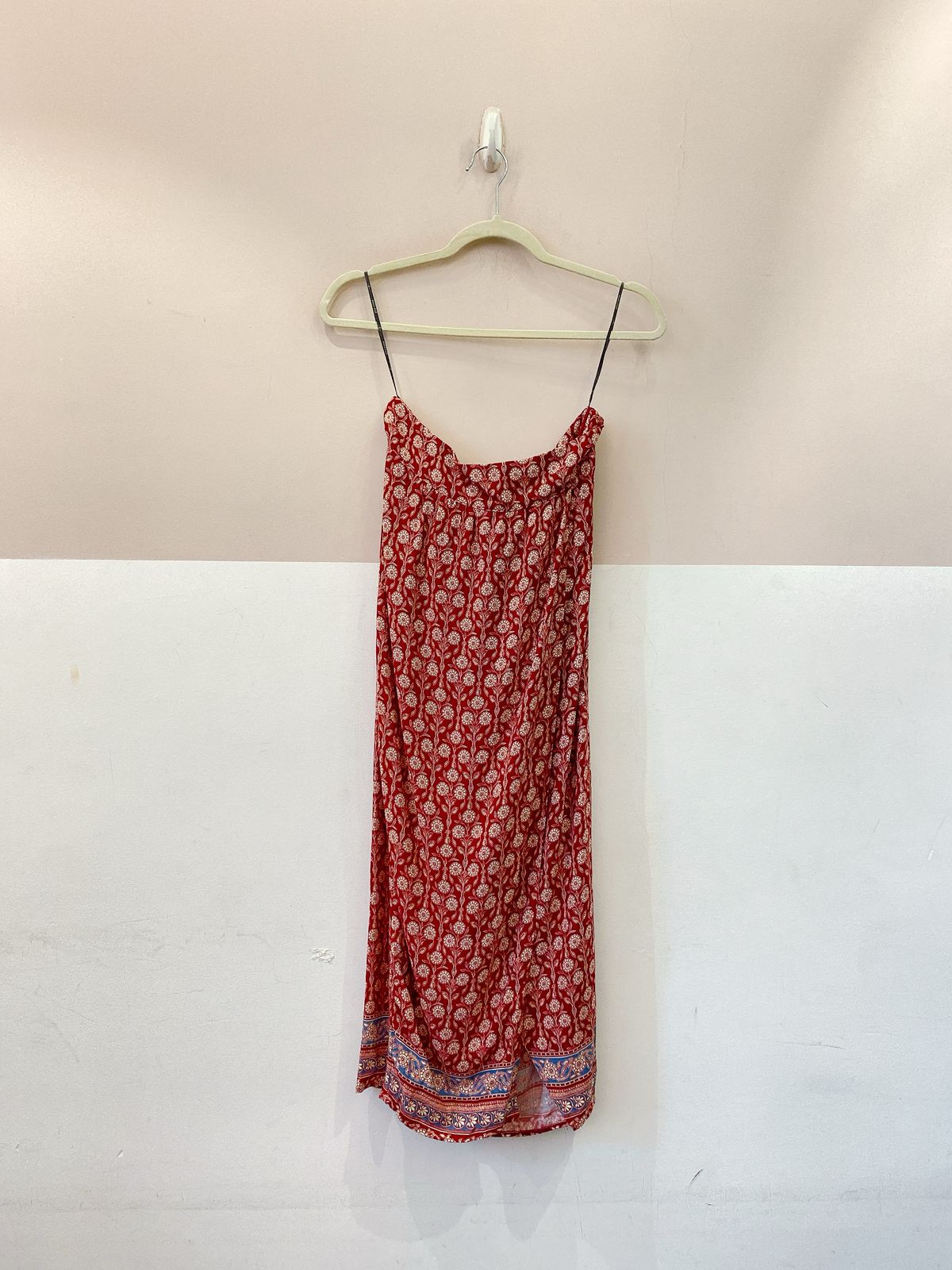 Saia vermelha estampada Maria Filó 40